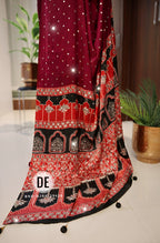 Nashna  - Pure Modal Ajrakh saree