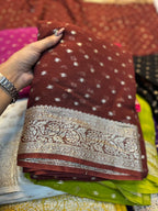 Medha - Premium Viscose Georgette Saree