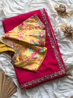 Risha - Designer Tabby Silk Saree