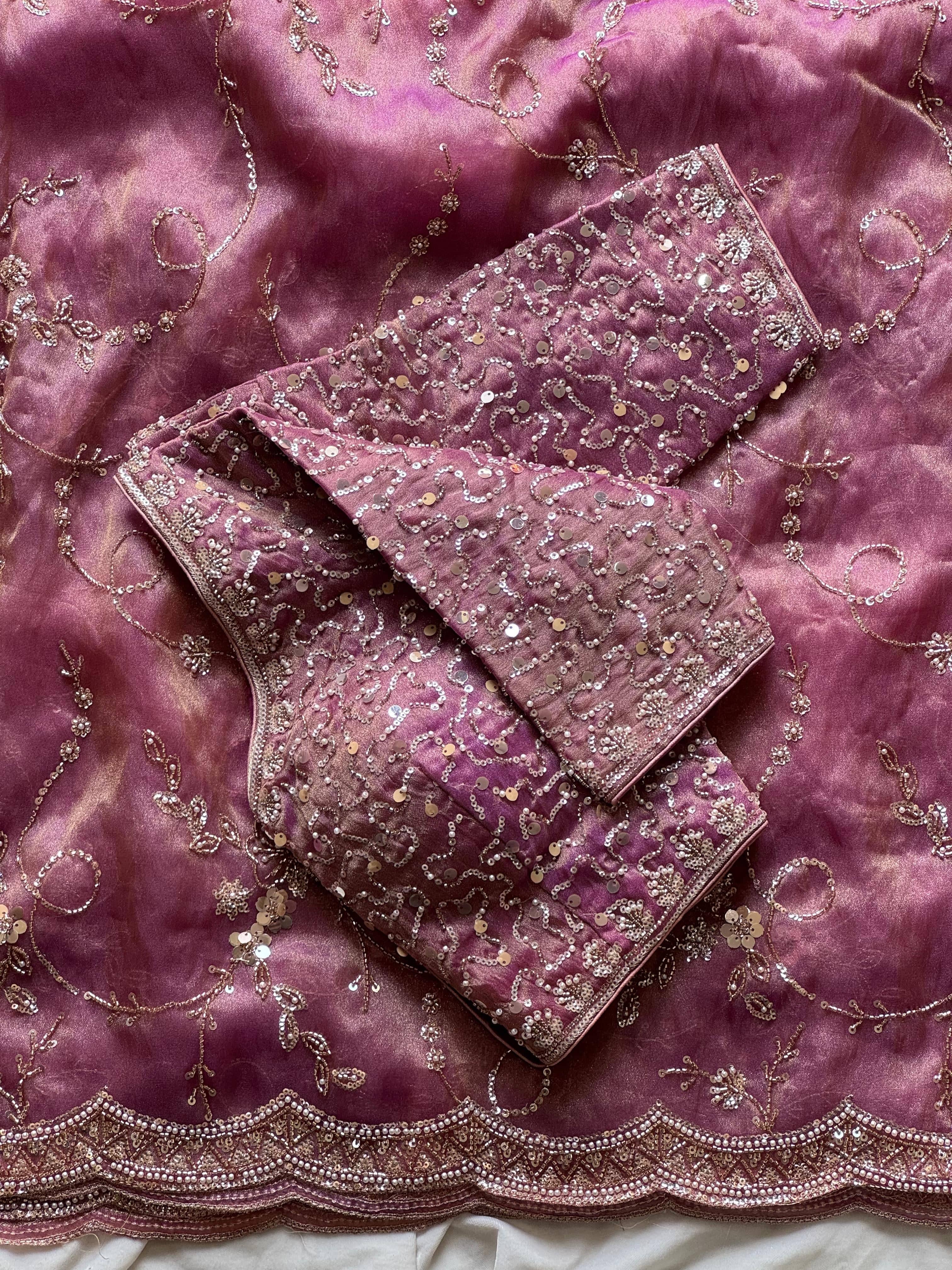 Lush - Tissue Designer Saree
