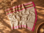 Pushpa - Mul Mul Cotton Saree - Zari by Priyanka