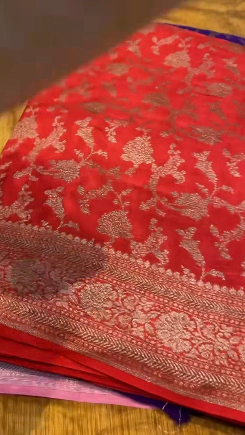 Antara - Pure Khaddi and Crepe Silk Saree