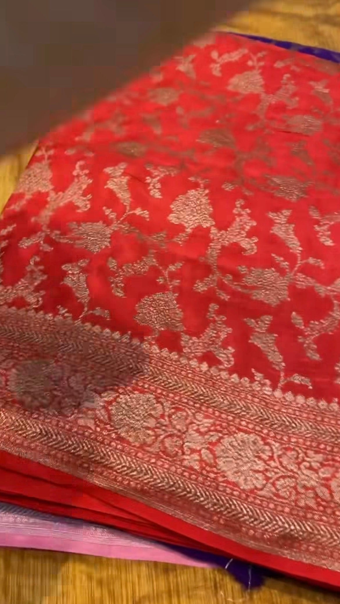 Antara - Pure Khaddi and Crepe Silk Saree