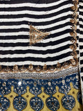 Ayleen | Handcrafted Ajrakh Couture Saree