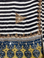 Ayleen | Handcrafted Ajrakh Couture Saree
