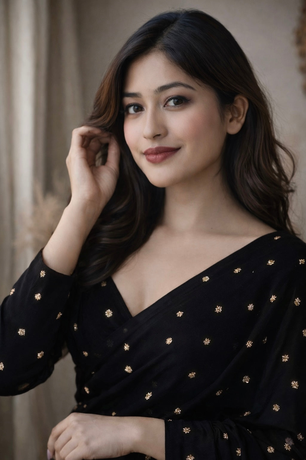 Mrinal - Crepe silk saree