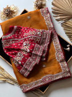 Nikila - Tissue Silk Cocktail Saree