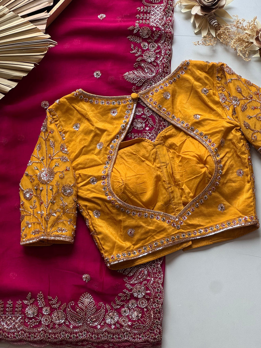 Amaya- Designer Tissue Crepe Saree