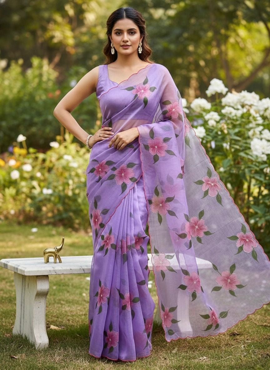 Radha - Soft Organza Saree