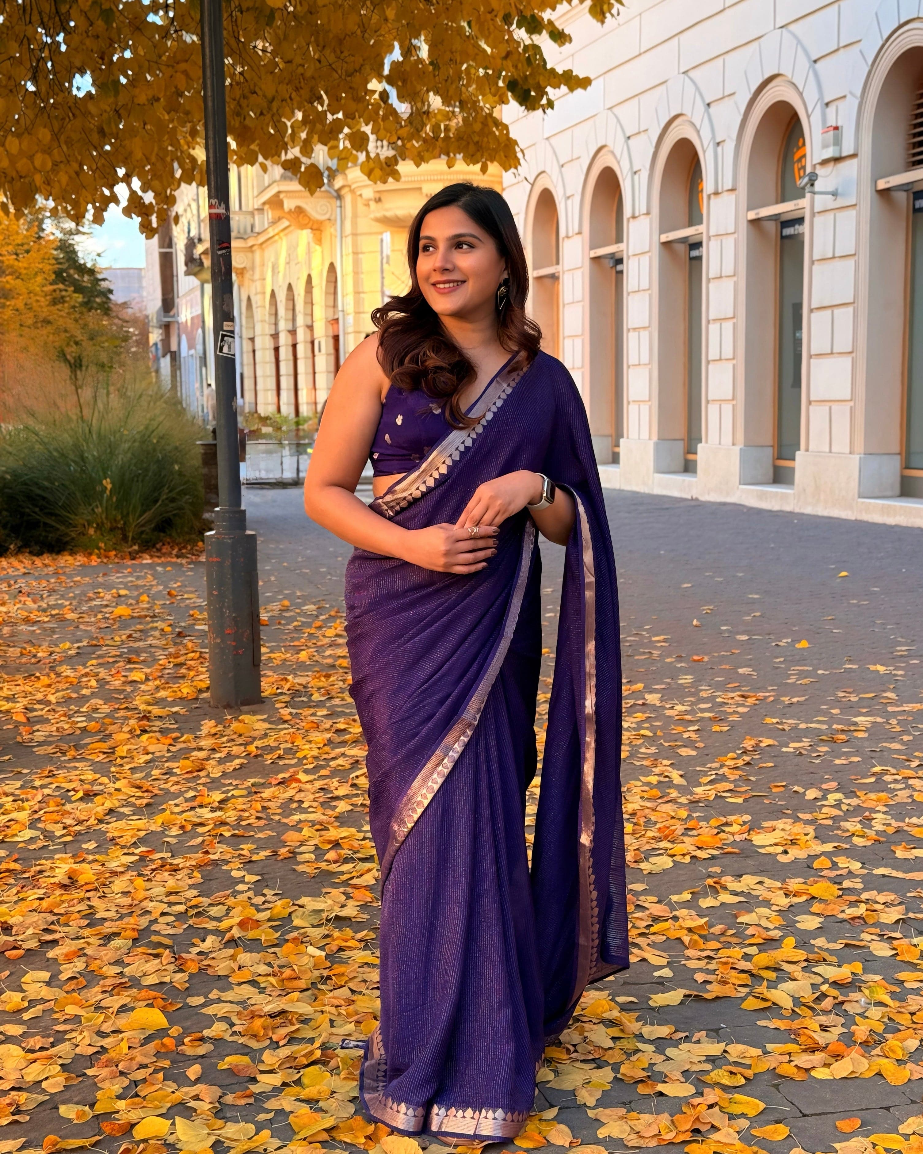 Sara - Viscose Chinon Saree