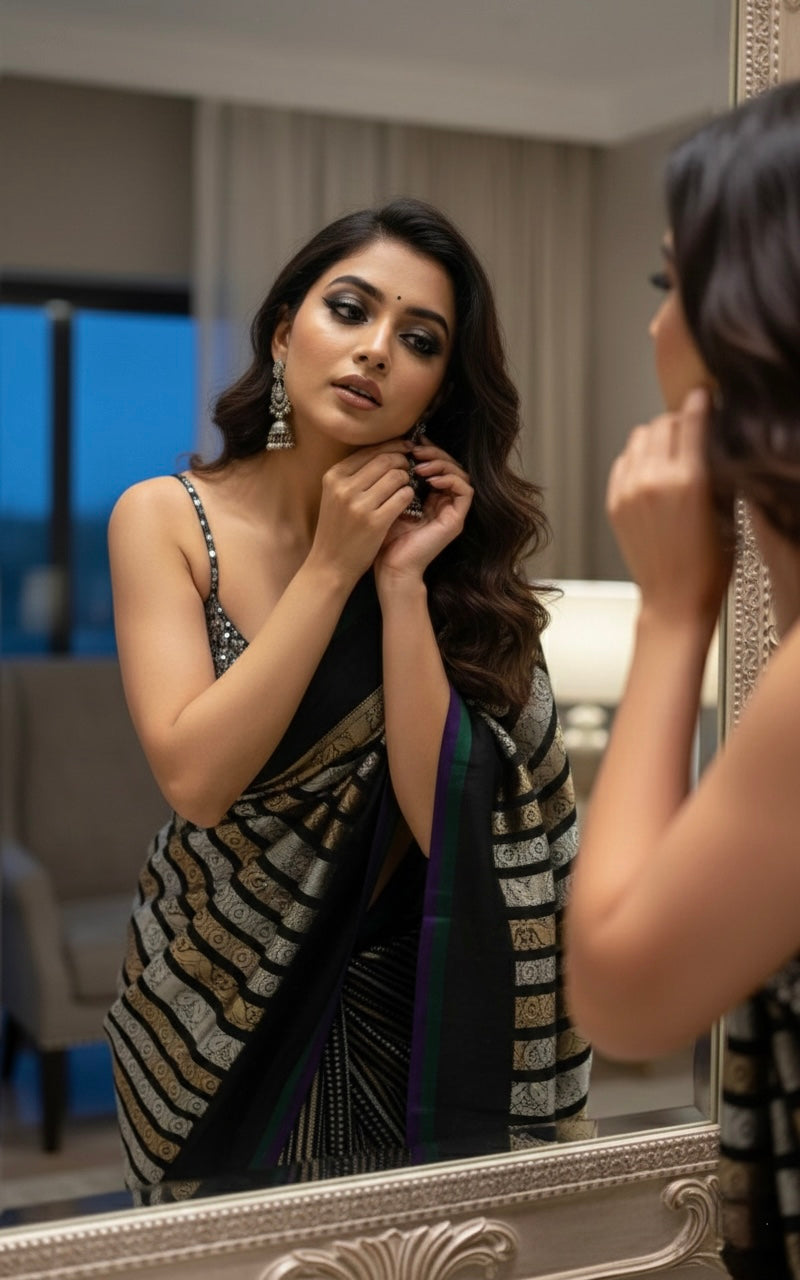 Radhika - Semi Katan silk saree