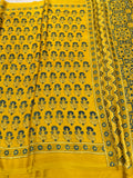 Yasmin - Pure Modal Ajrakh saree