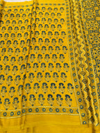 Yasmin - Pure Modal Ajrakh saree