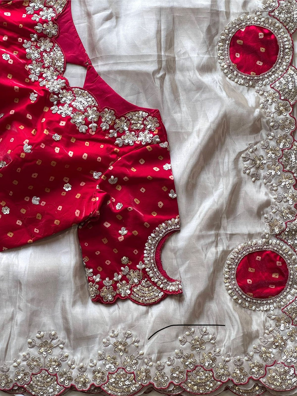 Kumkum - Designer Satin Silk Saree