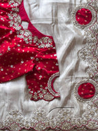 Kumkum - Designer Satin Silk Saree