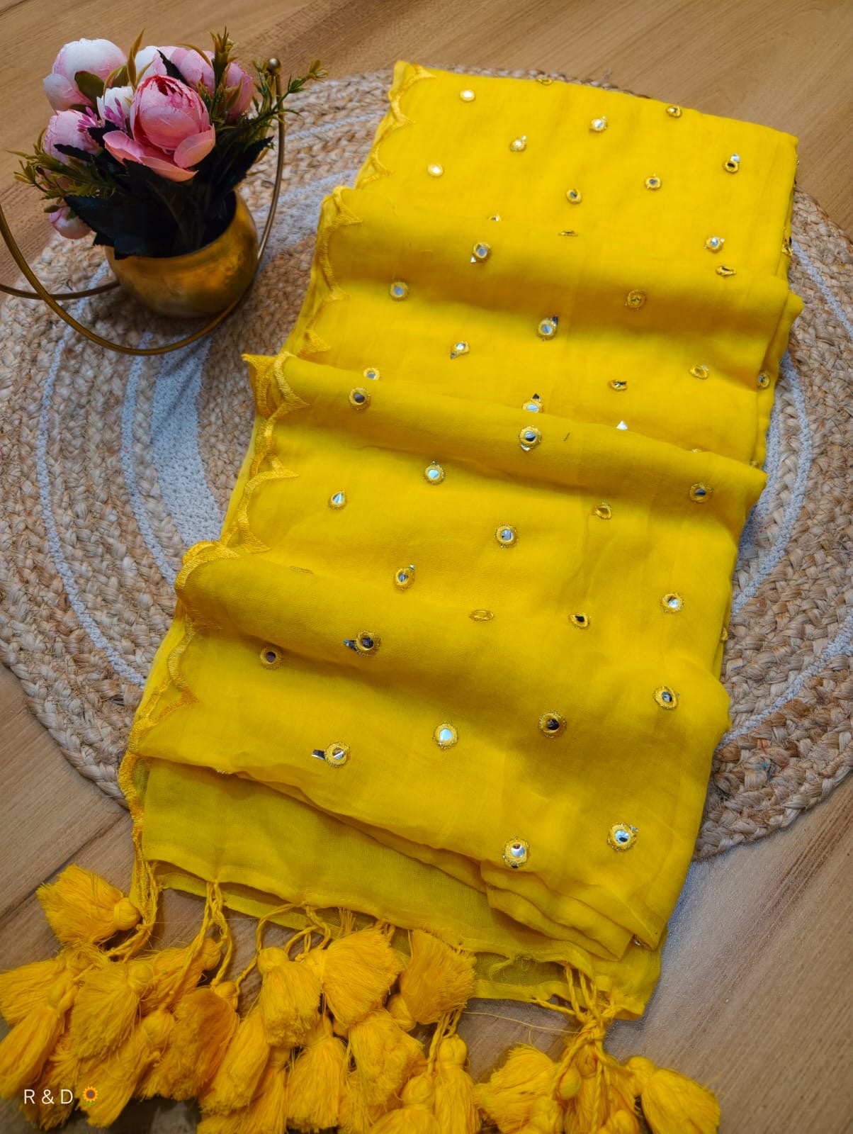 Manjari - Mul mul Cotton Saree