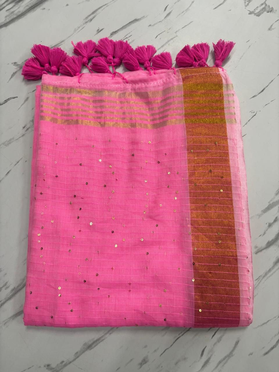 Mila - Mul Mul Cotton Saree