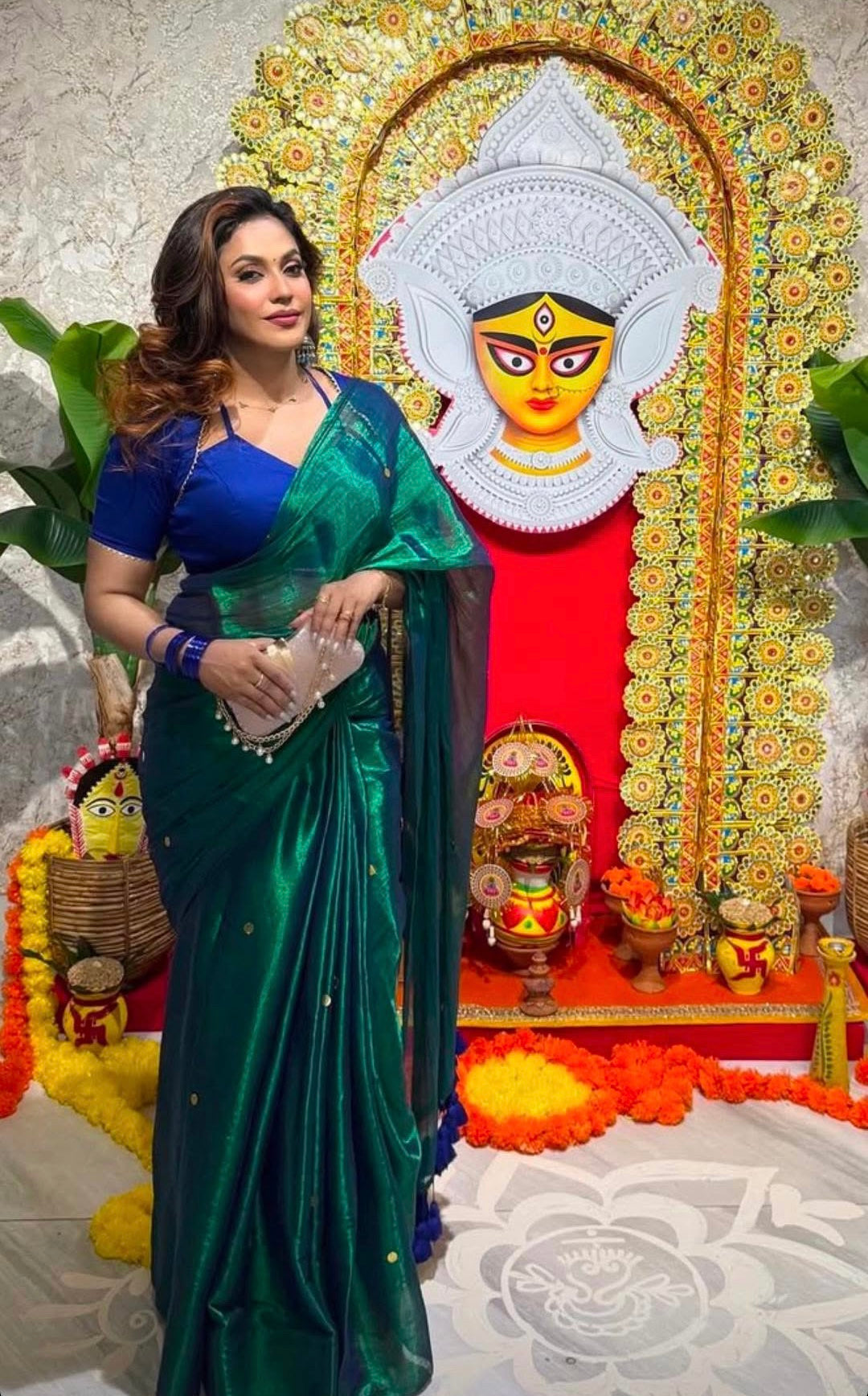 Tatva - Handloom Tissue Silk Saree