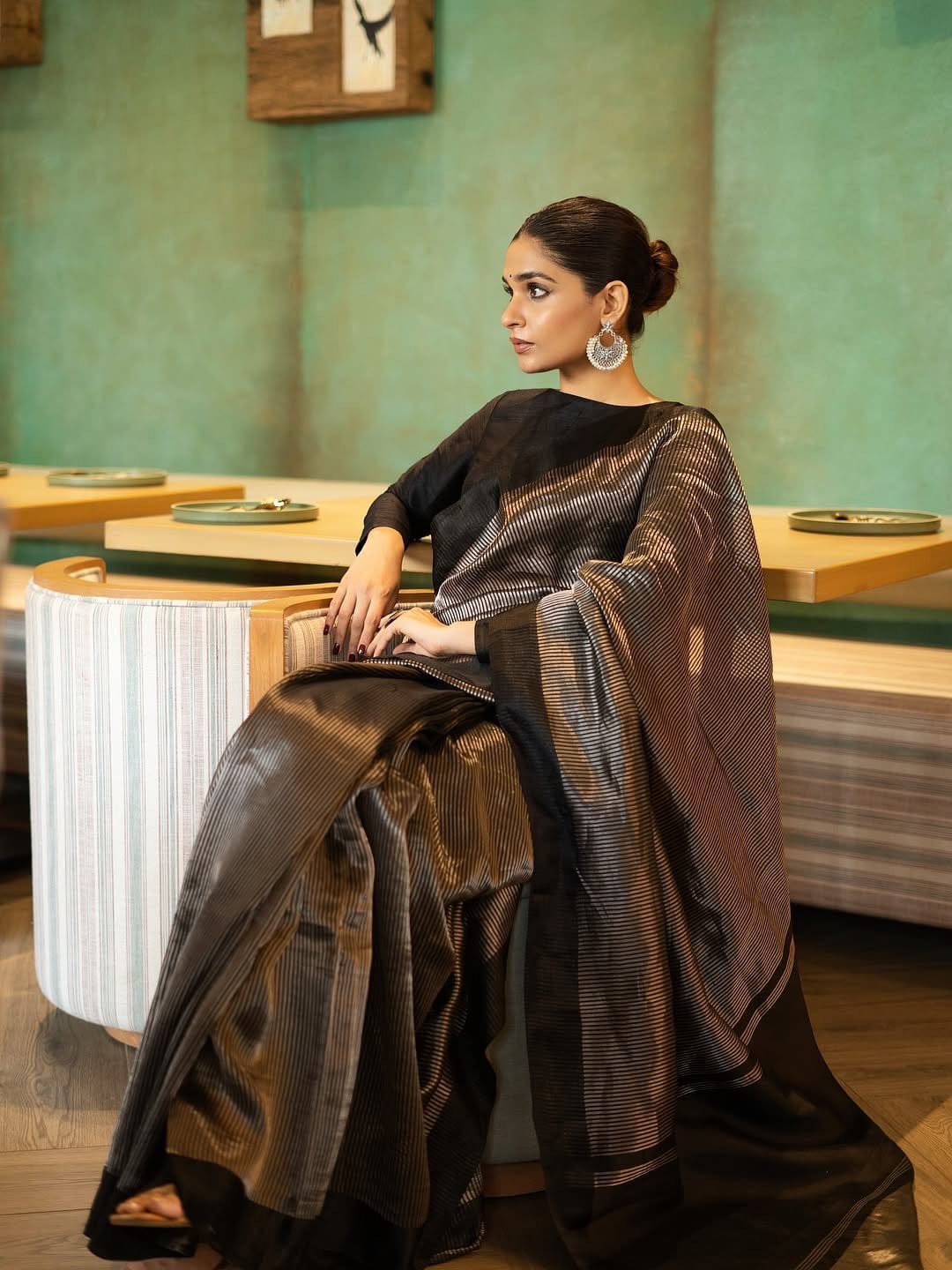 Sagarika - Pure Tissue Saree with Kataan Satin Border