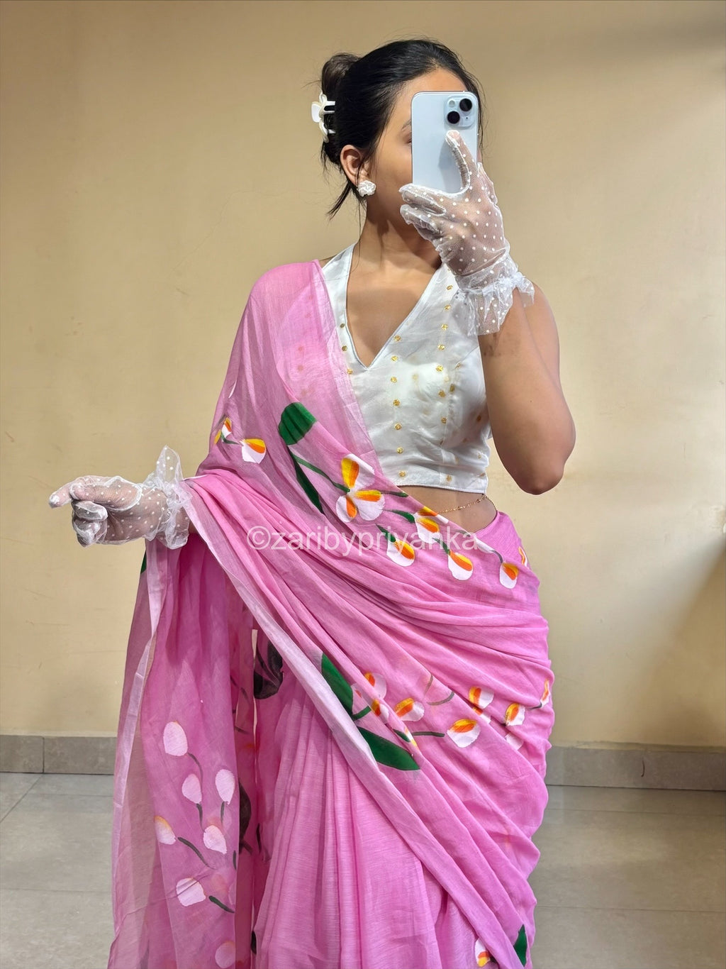 Mamta - Mul mul Cotton Saree