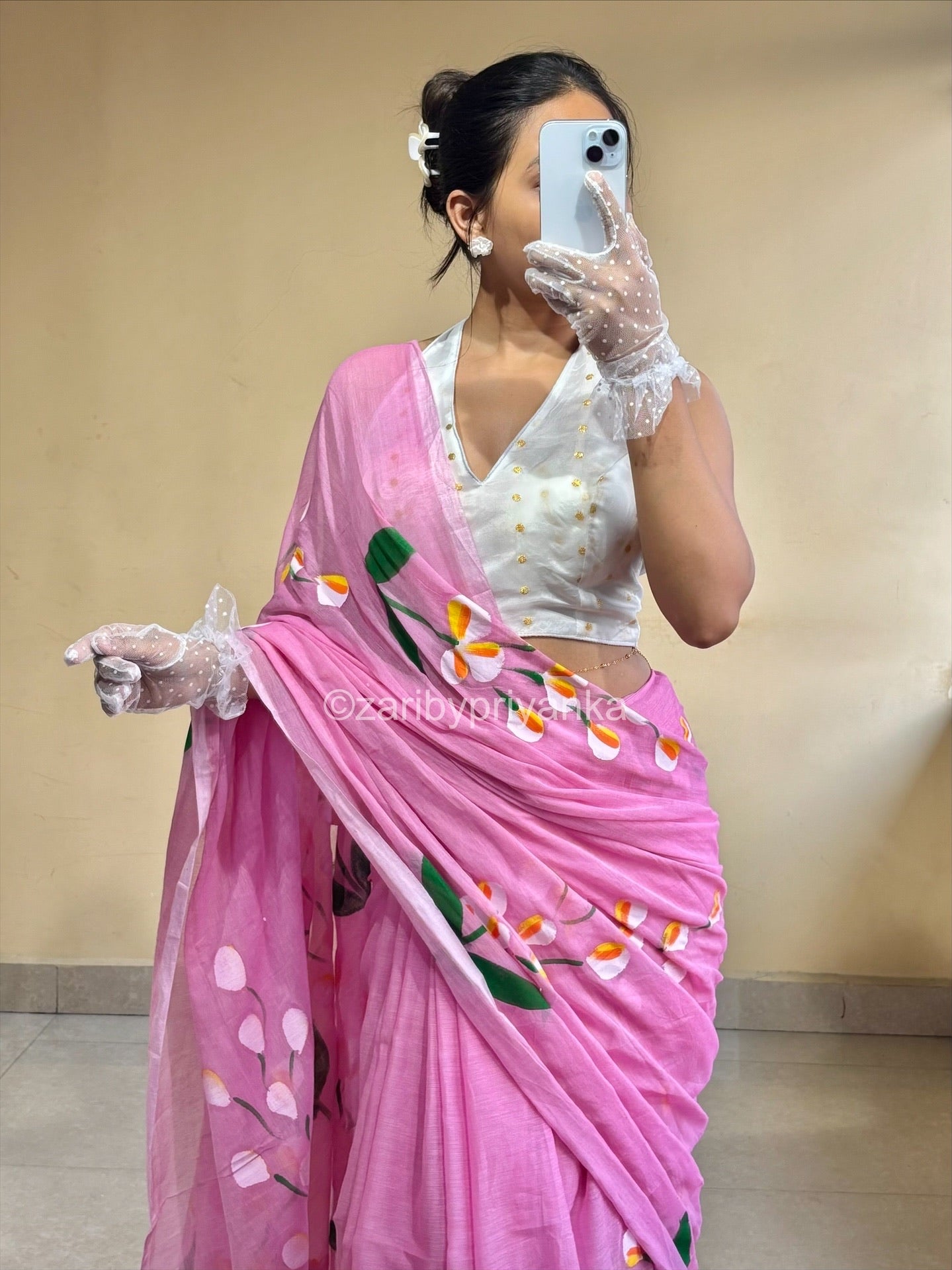 Mamta - Mul mul Cotton Saree