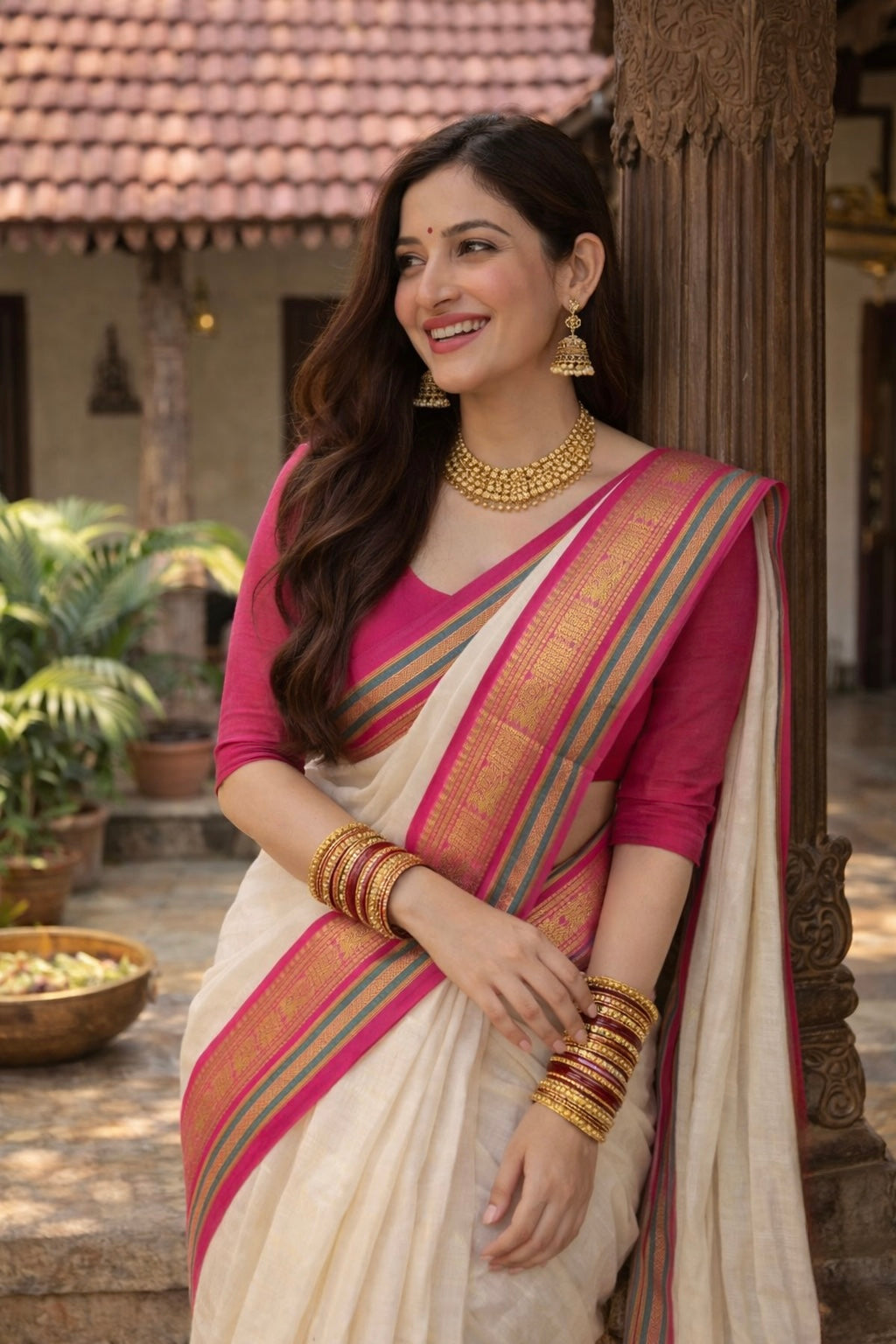 Savitri - 120 Mul Mul Cotton Saree