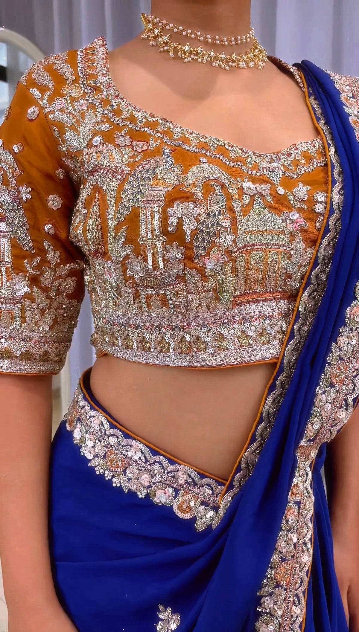 Samanta - Designer Cocktail Saree