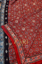 Aayat | Handcrafted Ajrakh Couture Saree