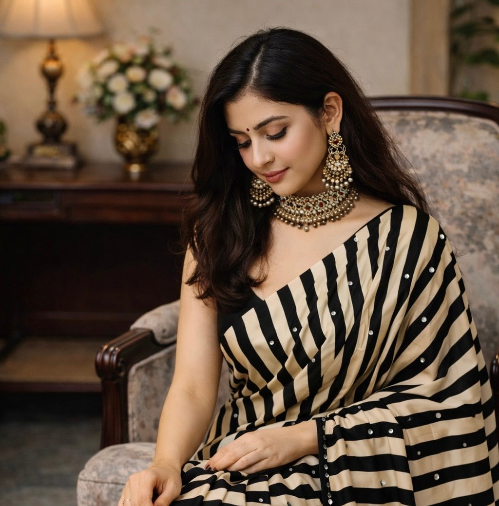 Kriti - Ajrakh Mirror Work Collection