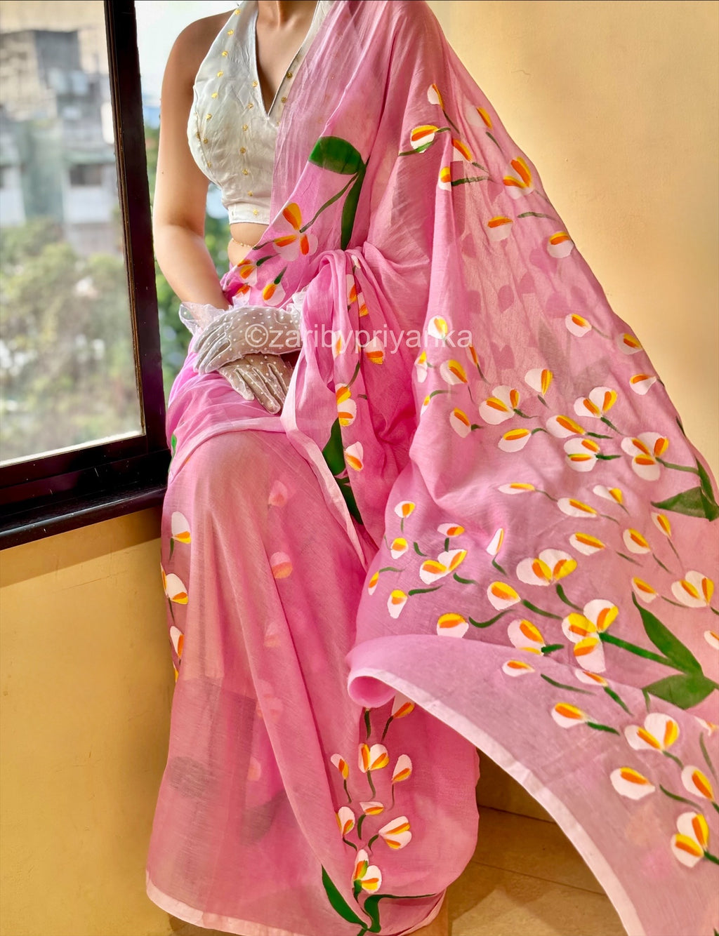 Mamta - Mul mul Cotton Saree