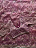 Avtara - Designer Tissue Crepe Saree