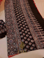 Sutra - Designer Ajrakh Handworked Saree