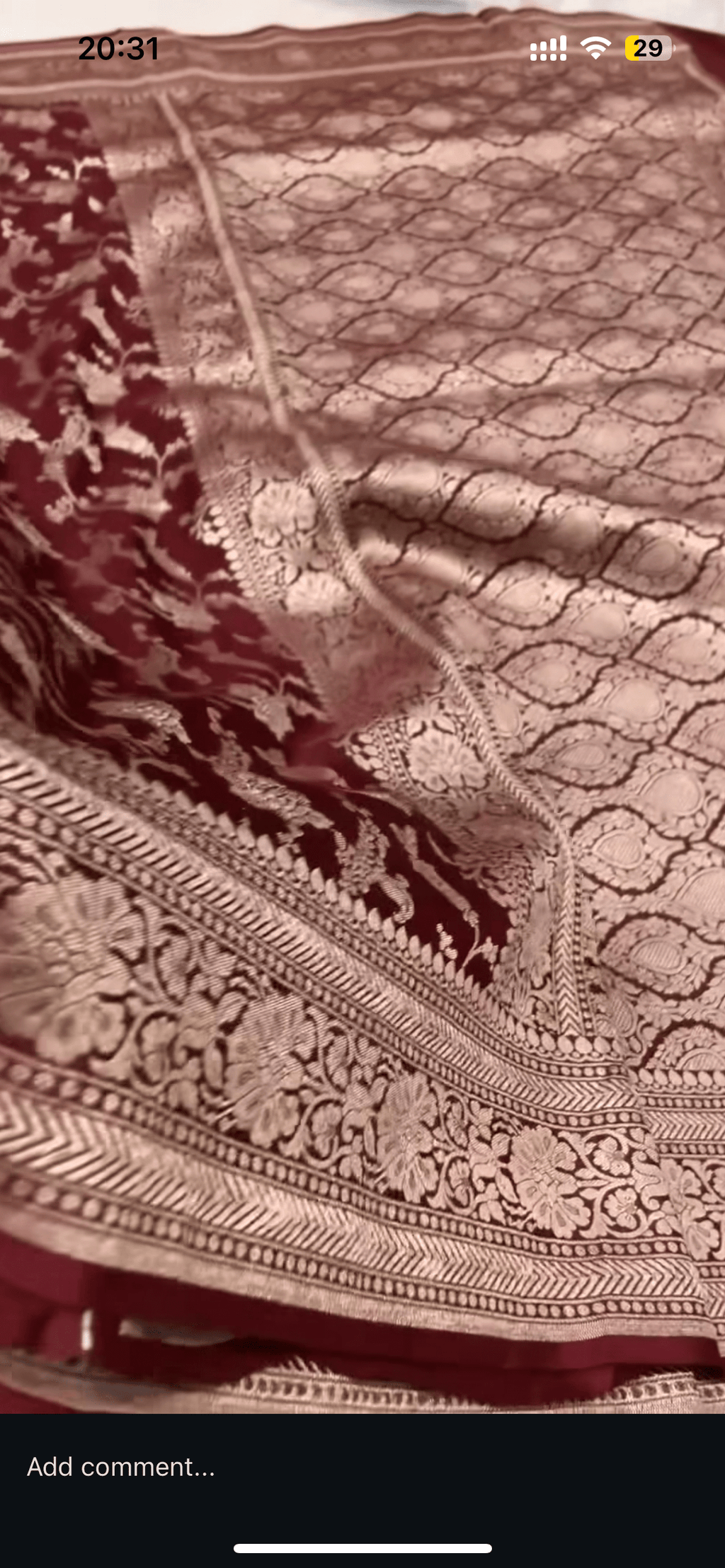 Antara - Pure Khaddi and Crepe Silk Saree