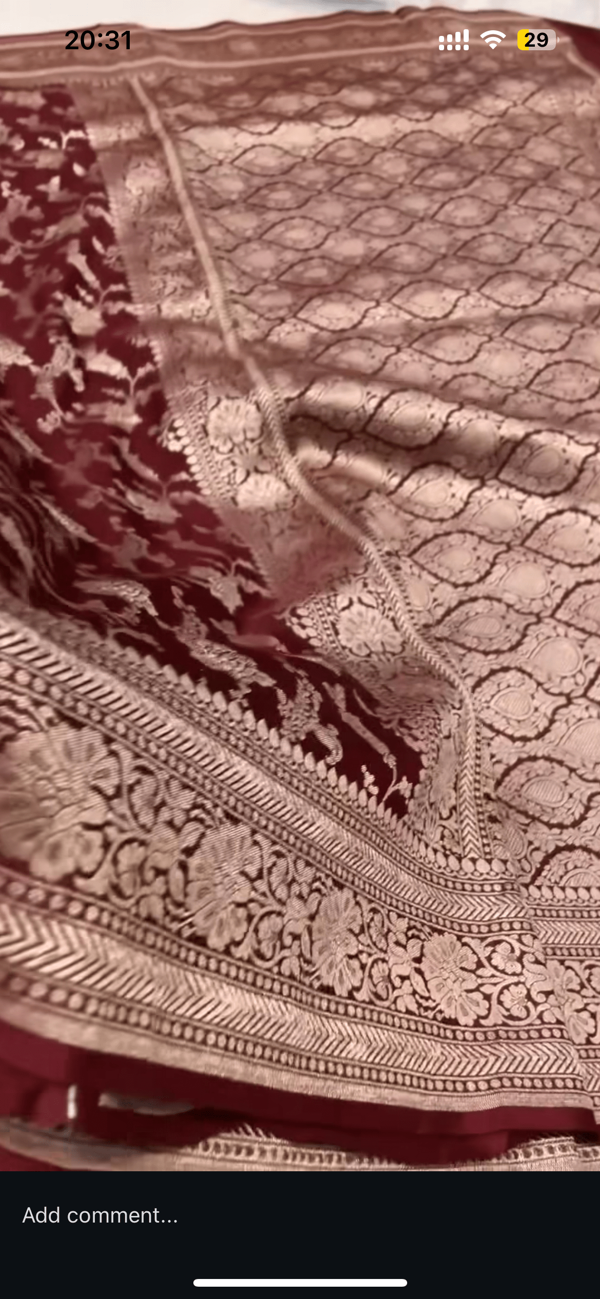 Antara - Pure Khaddi and Crepe Silk Saree