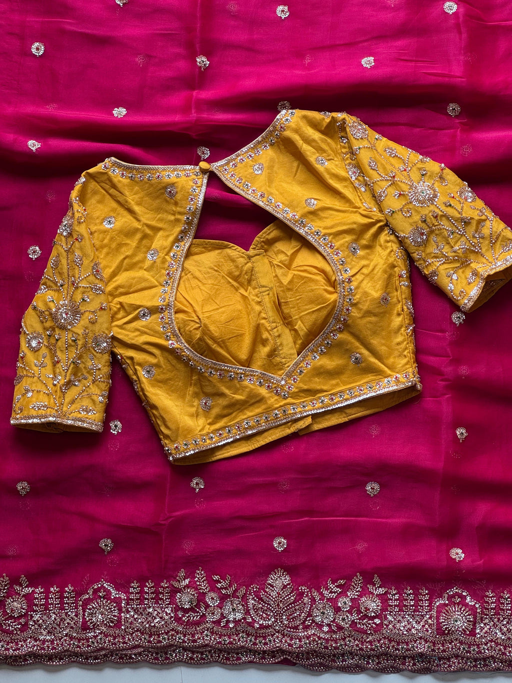 Amaya- Designer Tissue Crepe Saree