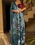 Sheersha - Pure Modal Mirror Designer Saree