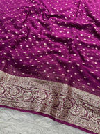 Zara - Viscose Georgette Saree
