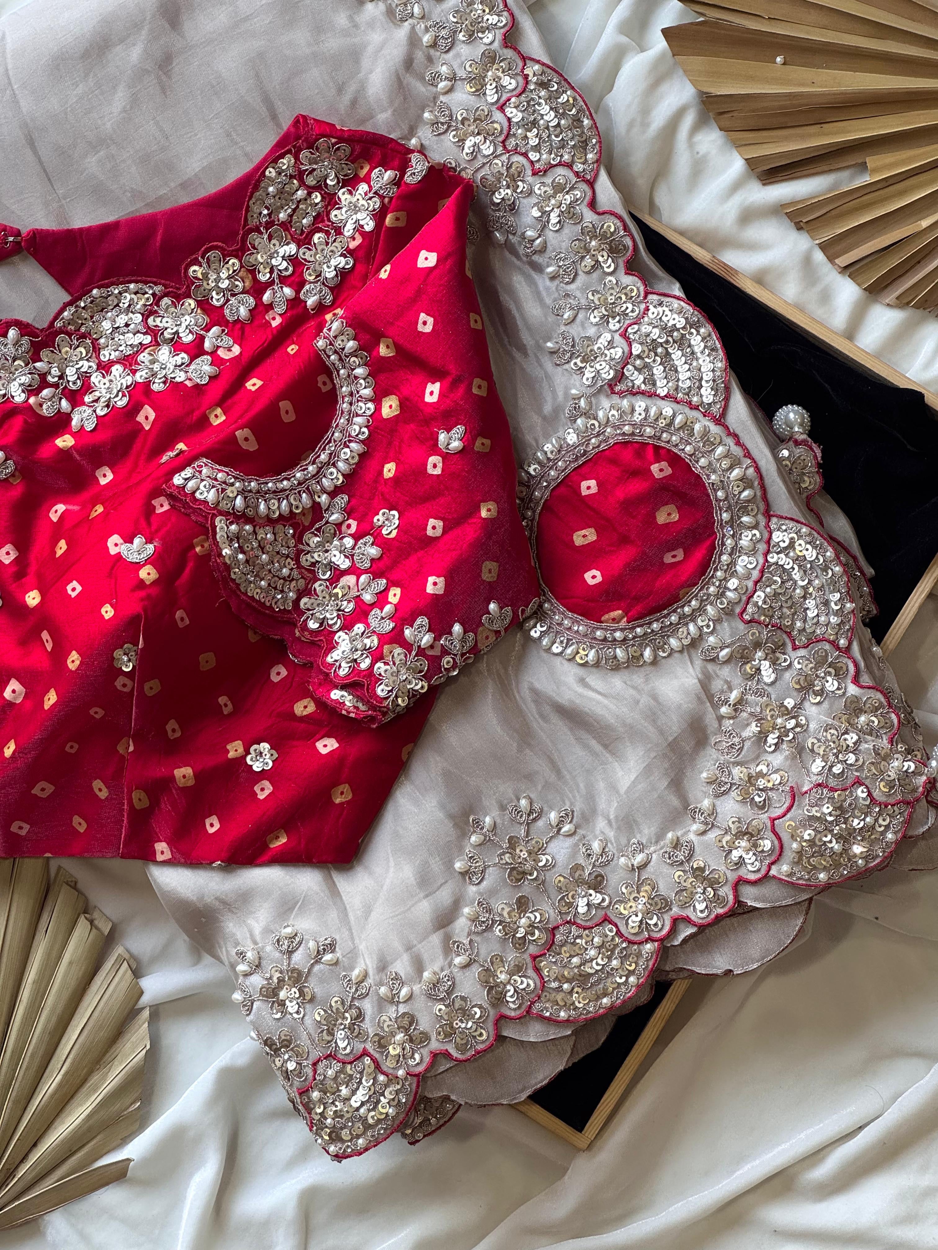 Kumkum - Designer Satin Silk Saree