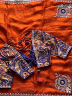 Salini - Designer Tabby Silk Saree