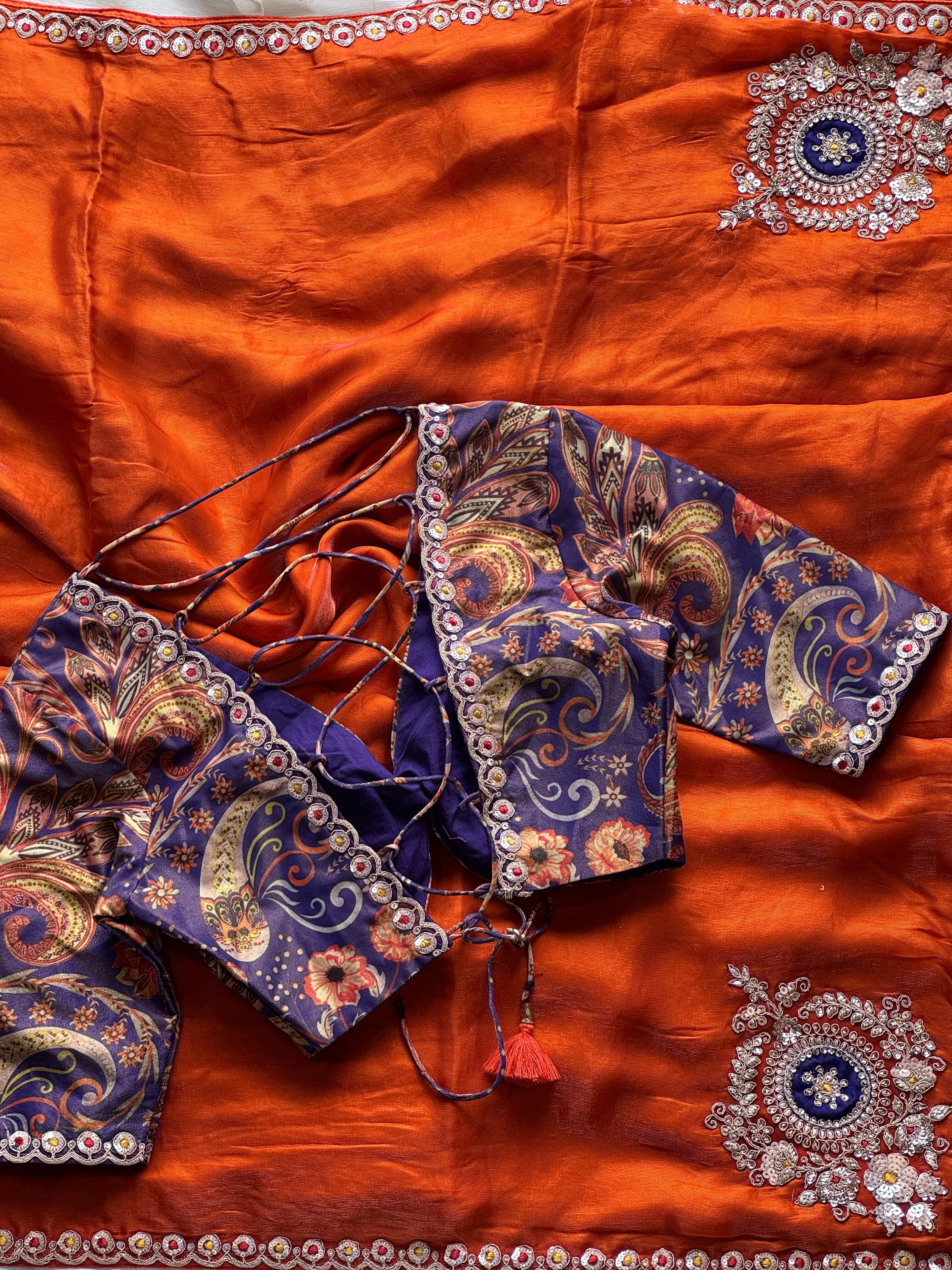 Salini - Designer Tabby Silk Saree