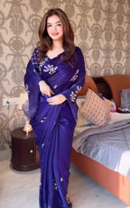 Shivani - Designer Crepe Silk Saree