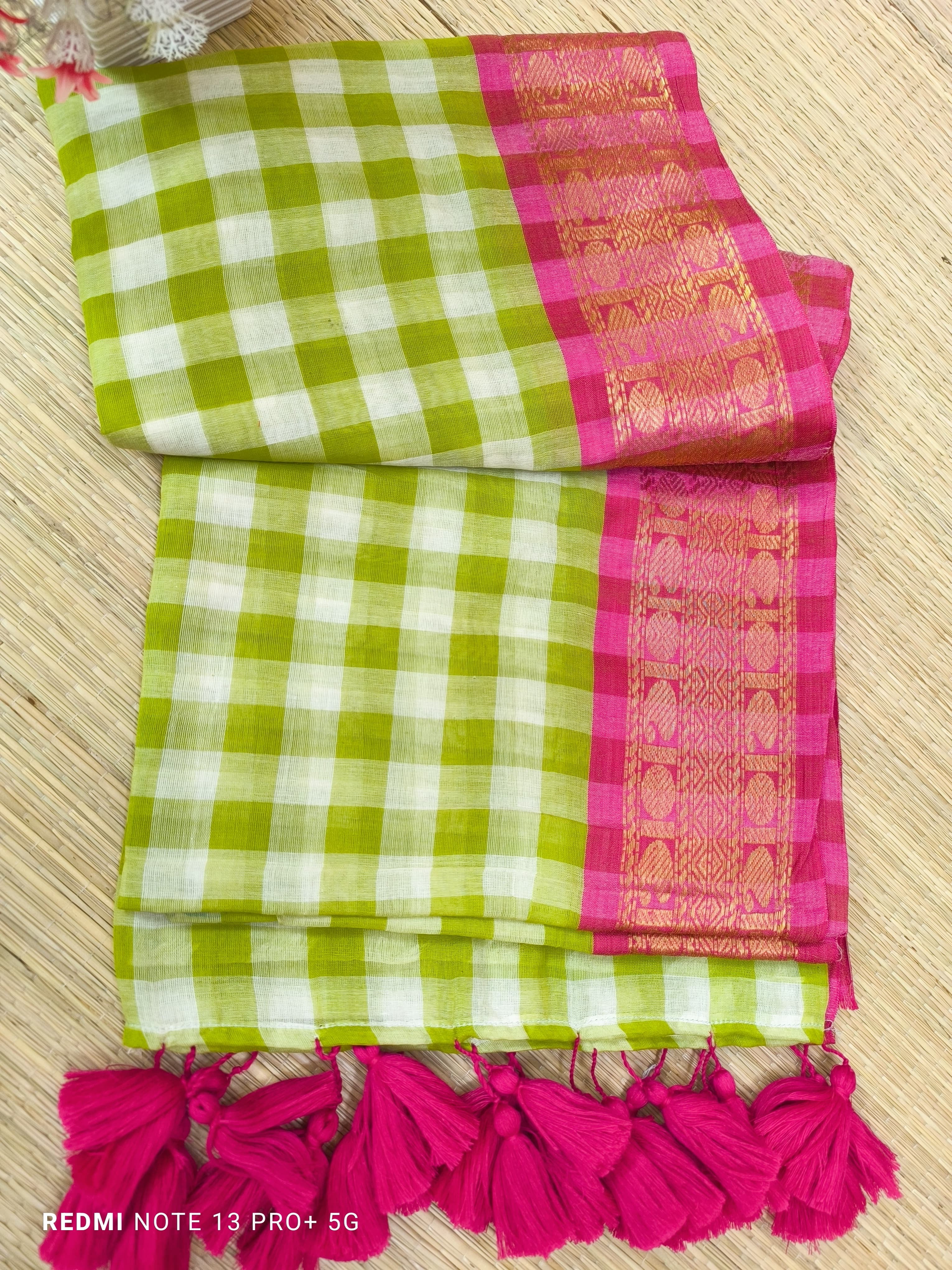 Manila - Mul mul Cotton Saree
