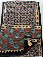 Durga  - Pure Modal Ajrakh saree