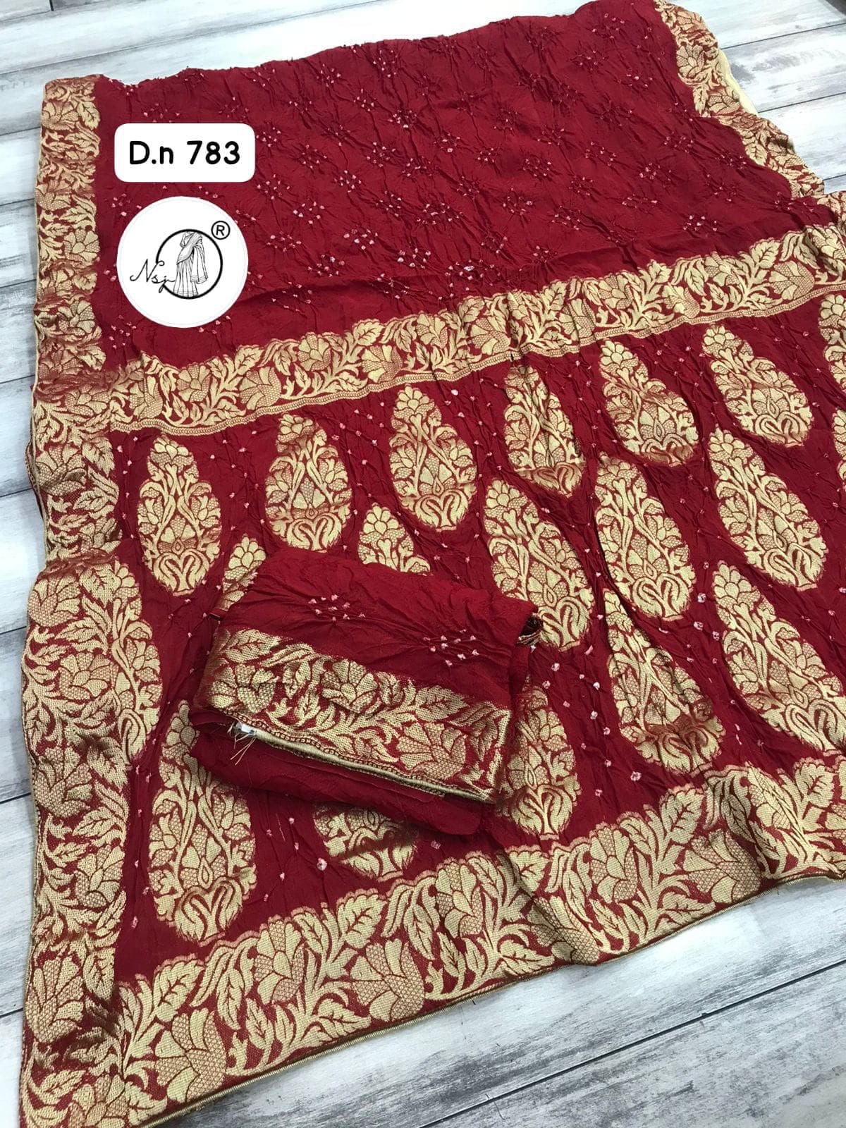 Noor - Bandej Pure Georgette Saree