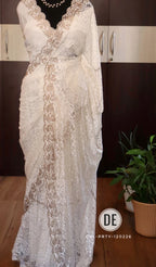 Moushmi - Designer Cocktail Lace Saree