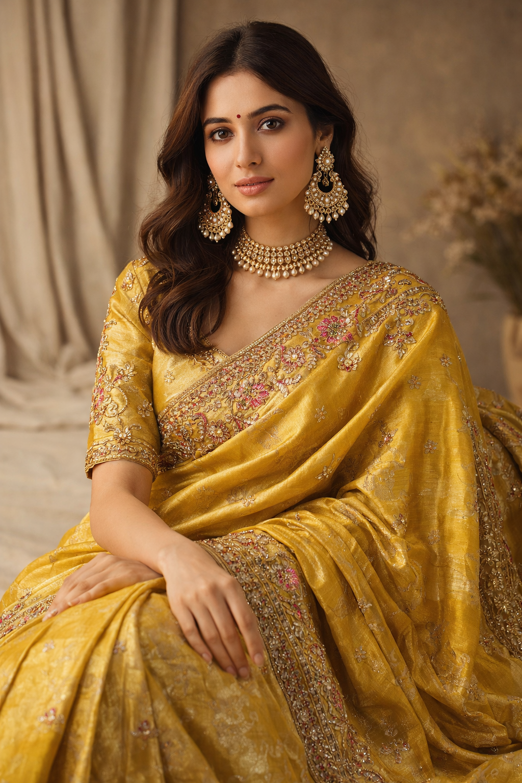 Hima - Banarasi Silk Bridal Saree