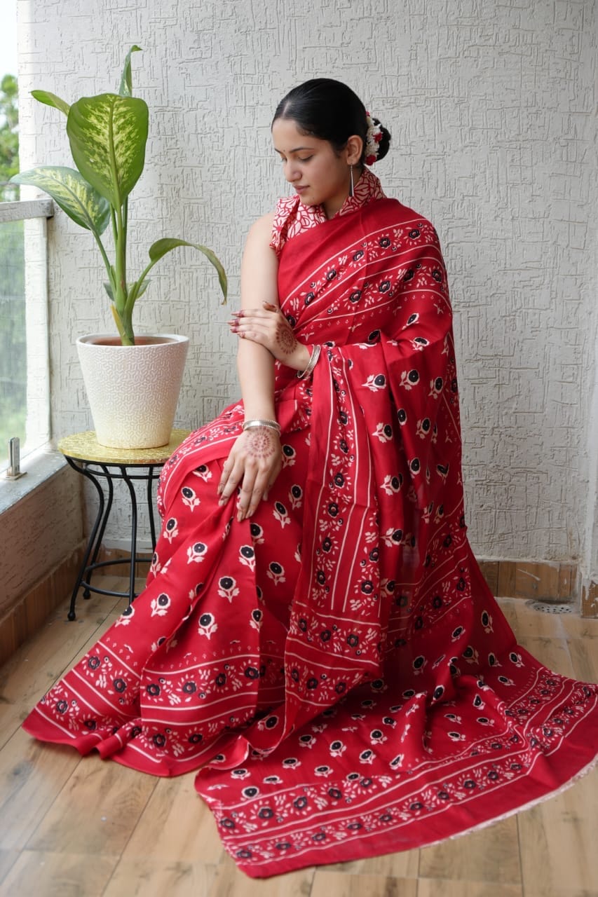 Naksha - Pure Modal Silk Saree