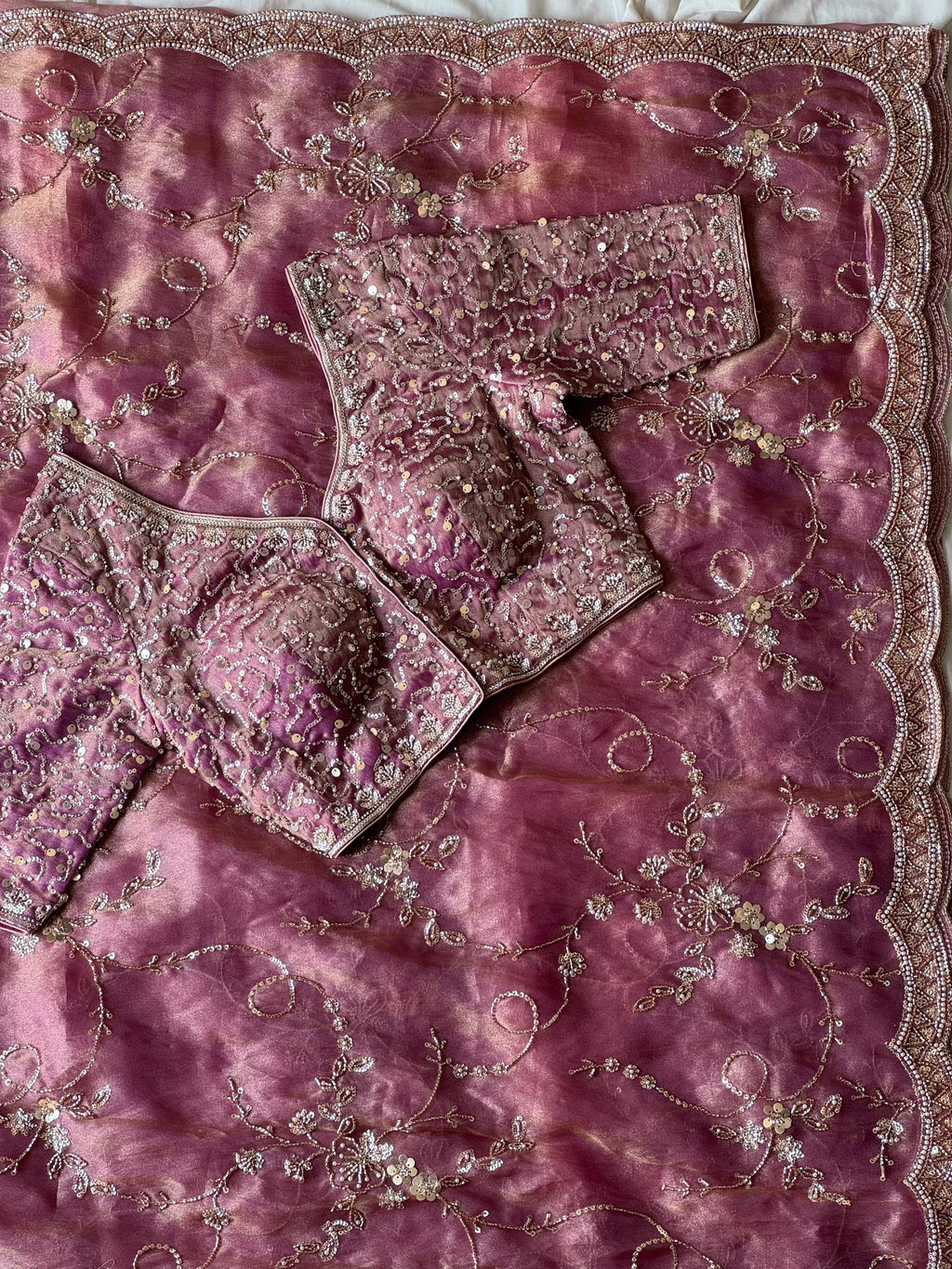 Lush - Tissue Designer Saree