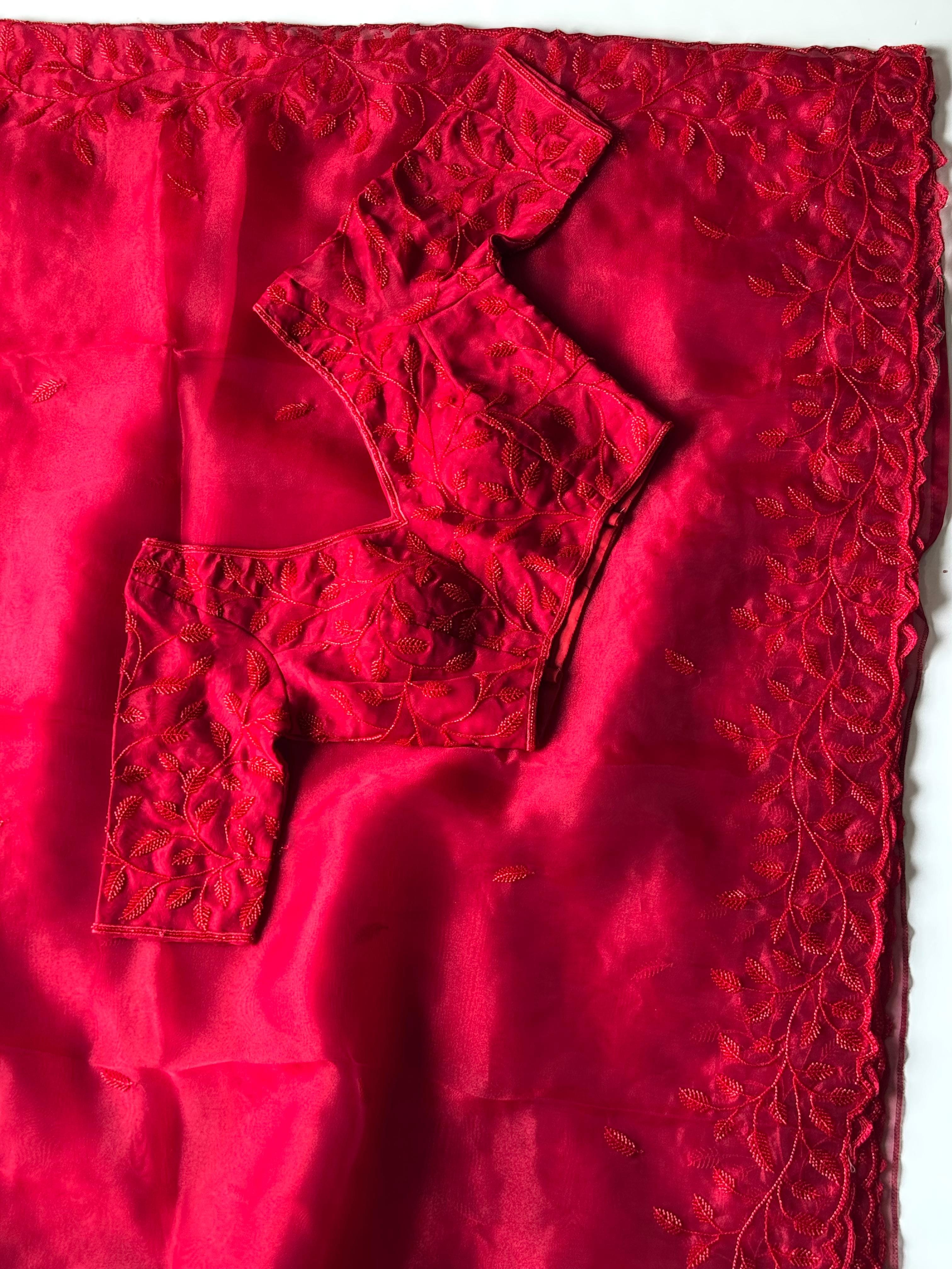 Mastani - Soft Organza Crepe Silk Saree