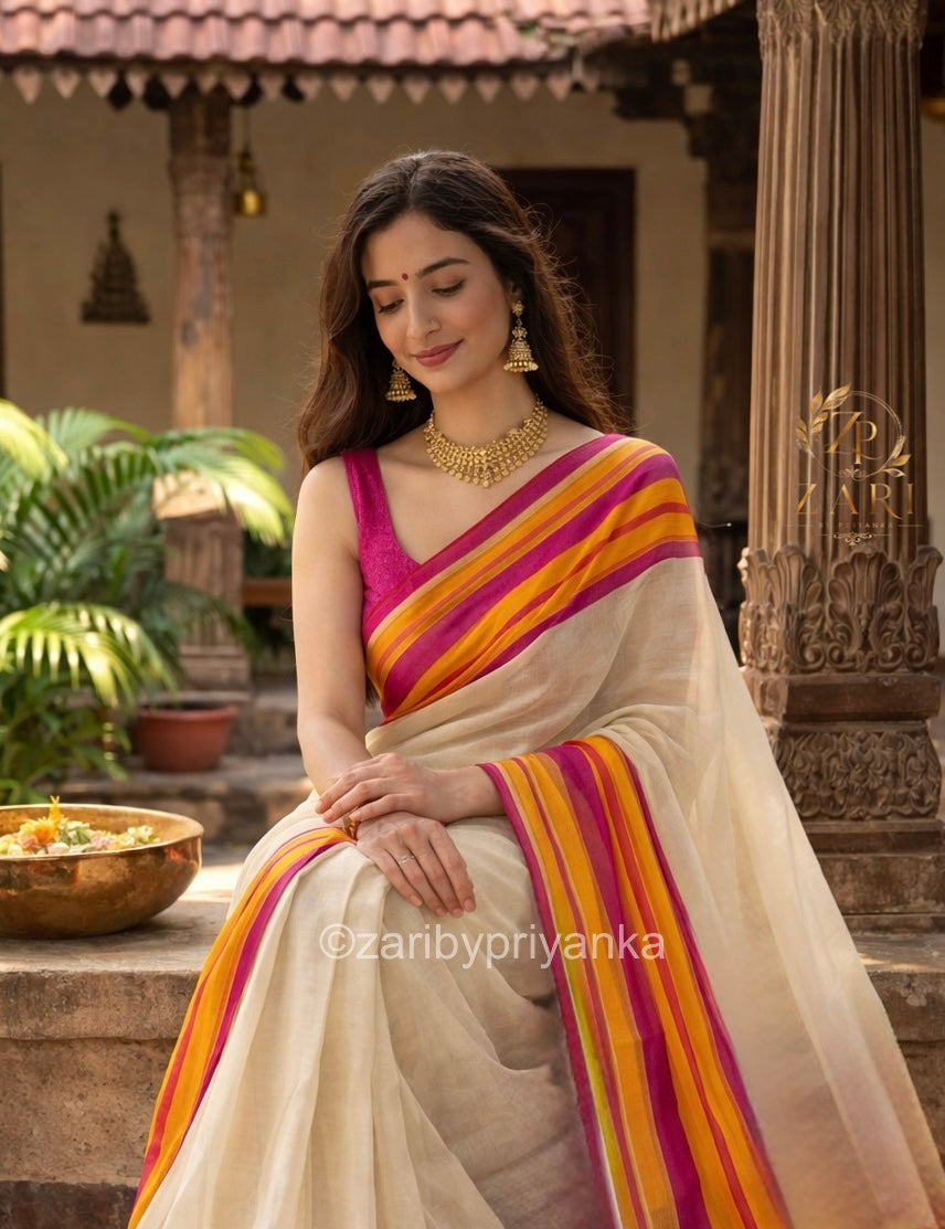 Mridula - Mul Mul Cotton Saree